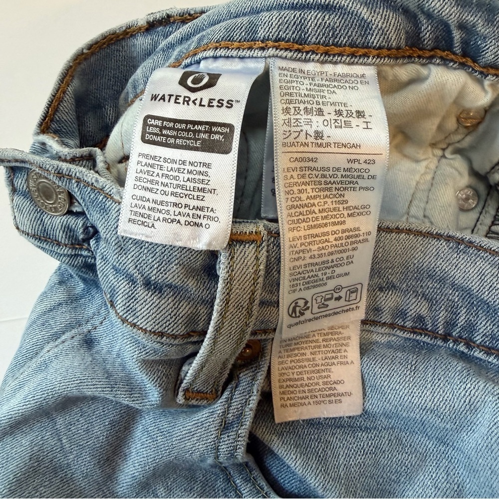 Men’s Levi’s 511 Jeans Size 36x36 Light Blue Washed - Picture 7 of 9